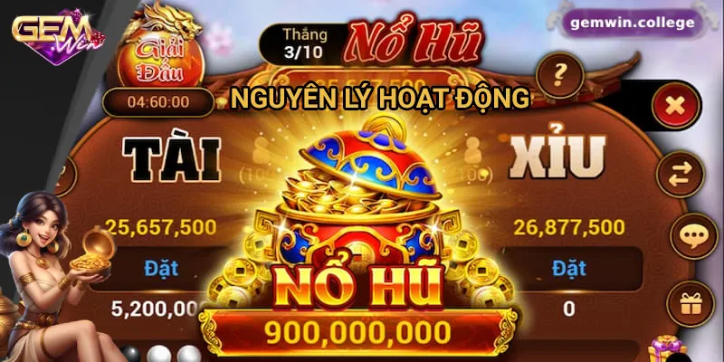 Nguyên lý hoạt động của trò chơi nổ hũ